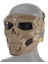 Kafatası Taktik Maske Paintball Cs Tam Yüz Kask Cosplay Haki (Yurt Dışından) 5
