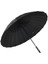 Marlux Siyah Baston 24 Fiber Tel Deri Saplı Premium Protokol Şemsiye