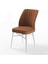 Concept Canisa Eva Serisi Beyaz Mdf 80 x 132 cm Açılabilir Mutfak Masa Takımı/kiremit 2