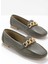 Haki Kadın Loafer Ayakkabı K01542122009 1