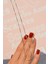 Sacce Scarves&Accessories Ince Işıltılı Çelik Zincir Kolye 45 cm 2