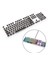 Yuvarlak Keycaps Çift Shot Pbt Oyun Klavyesi Retro Siyah (Yurt Dışından) 5