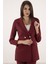 Bordo Blazer Ceket Pantolon Ikili Takım 0106305.04 2