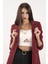 Bordo Vatkalı Astarlı Blazer Ceket 0105110.04 2