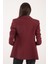 Bordo Vatkalı Astarlı Blazer Ceket 0105110.04 3