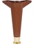 Mobilya Kanepe Koltuk Sehpa Ünite Ayağı 22 cm Baza Ayak (Kahve-Gold) 1