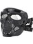 Kafatası Taktik Maske Paintball Cs Tam Yüz Koruyucu Kask Goggles Siyah (Yurt Dışından) 2