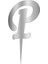 Pleksi Harf 12CM Gümüş P 1