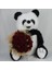 Buket Güller 20 Li Cipso Sarmalı Demet Sevimli Peluş Panda 50 cm Sevgiliye Hediye 3