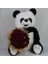Buket Güller 20 Li Cipso Sarmalı Demet Sevimli Peluş Panda 50 cm Sevgiliye Hediye 4