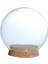 Dekoratif Top Şeklinde Cloche Jar Teraryum 10 cm 1