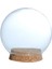 Dekoratif Top Şeklinde Cloche Jar Teraryum 10 cm 2