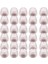 30XFIT 17-21MM Temizle Silikon Sandalye Bacak Caps Ayak Koruyucuları 1