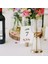 Mumluk Yol Kurşun Düğün Centerpiece Dekor Çiçek Vazo Altın 60 cm 4