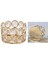Kristal Tealight Mumluk Masa Partisi Ev Centerpiece Dekor Yuvarlak 3