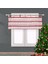 Kısa Baskılı Noel Perde Drape Tarama Asılı Tırmanma Valance Işık Engelleme Kapı Pencere Restoran Stüdyo Keten - Kırmızı, 137X61 cm 137X61 cm Kırmızı (Yurt Dışından) 3