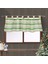 Kısa Baskılı Noel Perdesi Drape Tarama Asılı Tırmanma Valance Işık Engelleme Kapı Pencere Restoran Stüdyo Keten - Yeşil, 137X61 cm 137X61 cm Yeşil (Yurt Dışından) 4