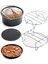 12 Adet Xl Hava Fritöz Parçaları Pizza Pan Metal Tutucu Paket (Yurt Dışından) 5