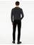Erkek Siyah Slim Fit Kadife Kanvas Pantolon 50245789-VR046 4