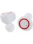 Bluetooth 5.0 Kablosuz Kulaklıklar Şarj Kılıfı ile Su Geçirmez Stereo Kulaklıklar Kulak Kulaklık Spor Için Derin Baslı -, 70X38MM Beyaz Kırmızı (Yurt Dışından) 3