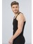 131 Siyah Erkek 2'li Spor Ribana Atlet 3