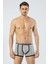 1322 Siyah Gri Erkek 2'li Boxer 3