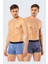 1324 Lacivert Indigo Erkek 2'li Boxer 2