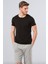 2169 Siyah Erkek Modal O Yaka Slim Fit T-Shirt 1