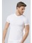 164 Beyaz Erkek Likralı T-Shirt 2