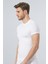 164 Beyaz Erkek Likralı T-Shirt 3
