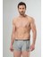 1323 Siyah Gri Erkek 2'li Boxer 1
