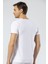 1305 Beyaz Erkek O Yaka Kısa Kollu T-Shirt 4