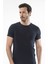 1307 Lacivert Erkek O Yaka Kısa Kollu T-Shirt 2