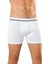 Anıt 1252 Beyaz 3 Adet Çizgili Likralı Erkek Boxer 1