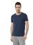 1331 Indigo Erkek O Yaka Likralı Kısa Kollu T-Shirt 1