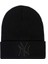 Ny New York Siyah Siyah Bere Unisex 2