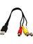 USB 3rca Video Av A / V Dönüştürücü Kabloları Adaptörü Için Hdtv Tv (Yurt Dışından) 1