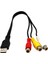 USB 3rca Video Av A / V Dönüştürücü Kabloları Adaptörü Için Hdtv Tv (Yurt Dışından) 3