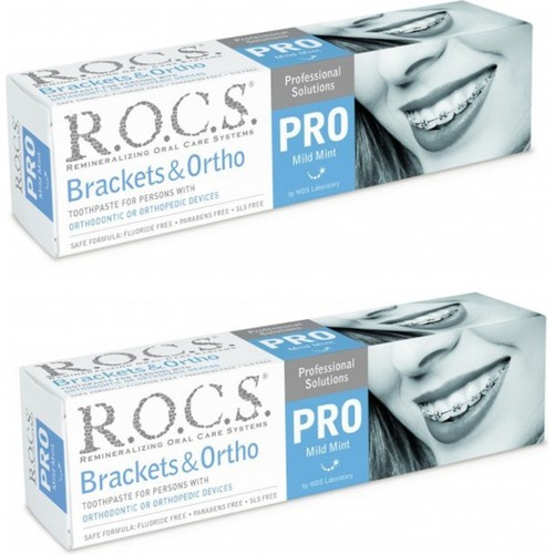 Rocs Brackets ve Ortho Pro Özel Diş Macunu (Florürsüz) 2 Fiyatı