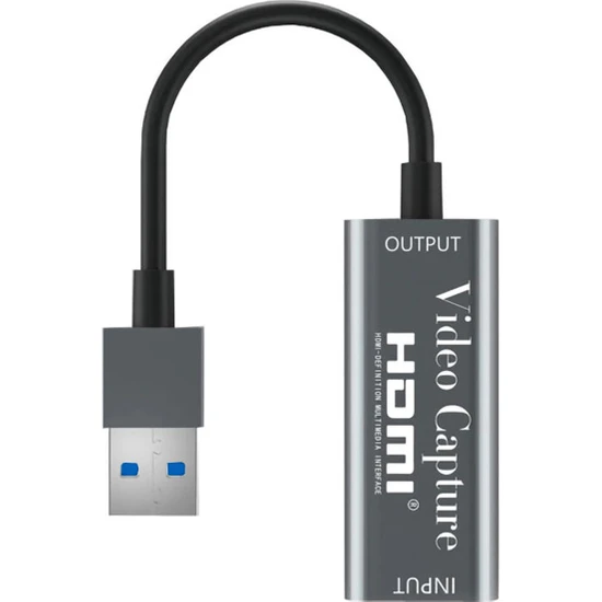 Microcase USB 3.0 HDMI Video Capture Video Kayıt Ekran Aktarma Adaptörü - AL2622