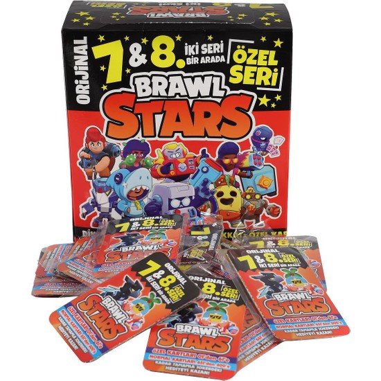 Brawl Stars 7. & 8. Seri 50 Poşet 150 Adet Oyun Kartı