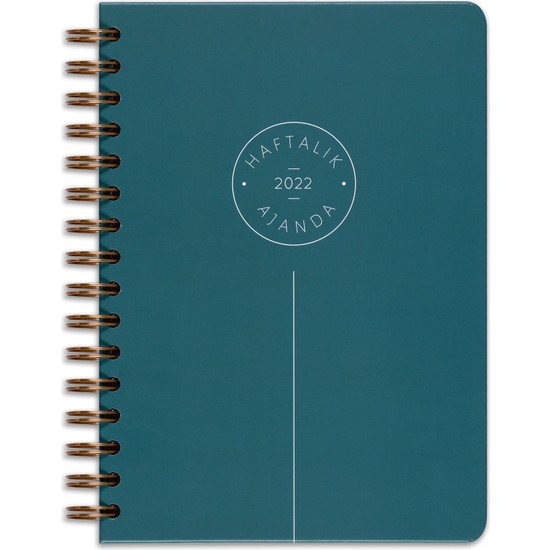 Matt Notebook 2022 Ajanda 12 Aylık Yeşil