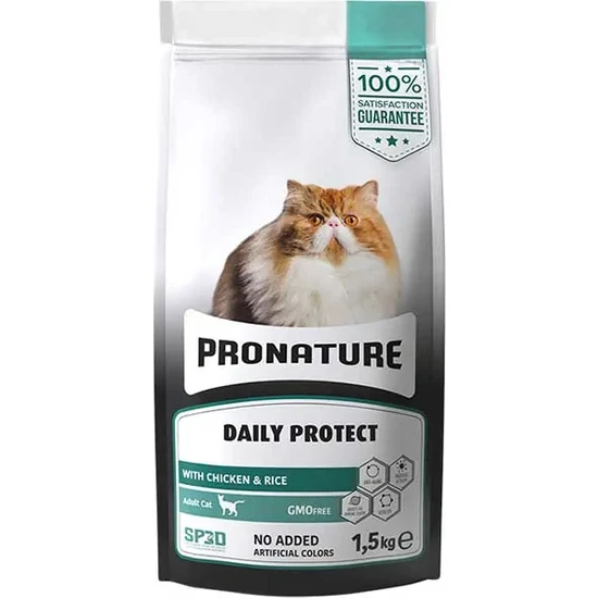 Pronature Tavuklu ve Pirinçli Yetişkin Kedi Maması 1,5kg