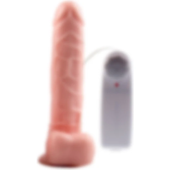 Lilitu Shop 19 cm Kumandalı Gerçekçi Titreşimli Dildo Vibratör Penis