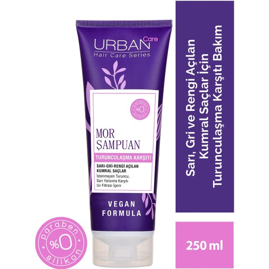 Urban Care Turunculaşma Karşıtı Mor Saç Bakım Şampuanı 250 ml