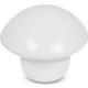 BADEM10 Mantar Düğme Kulp Çekmece Dolap Kapak Kulpu Kulbu Metal (Beyaz)