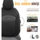 Otom Smart Design Airbag Dikişli Özel Dokulu Oto Koltuk Kılıfı Tam Set