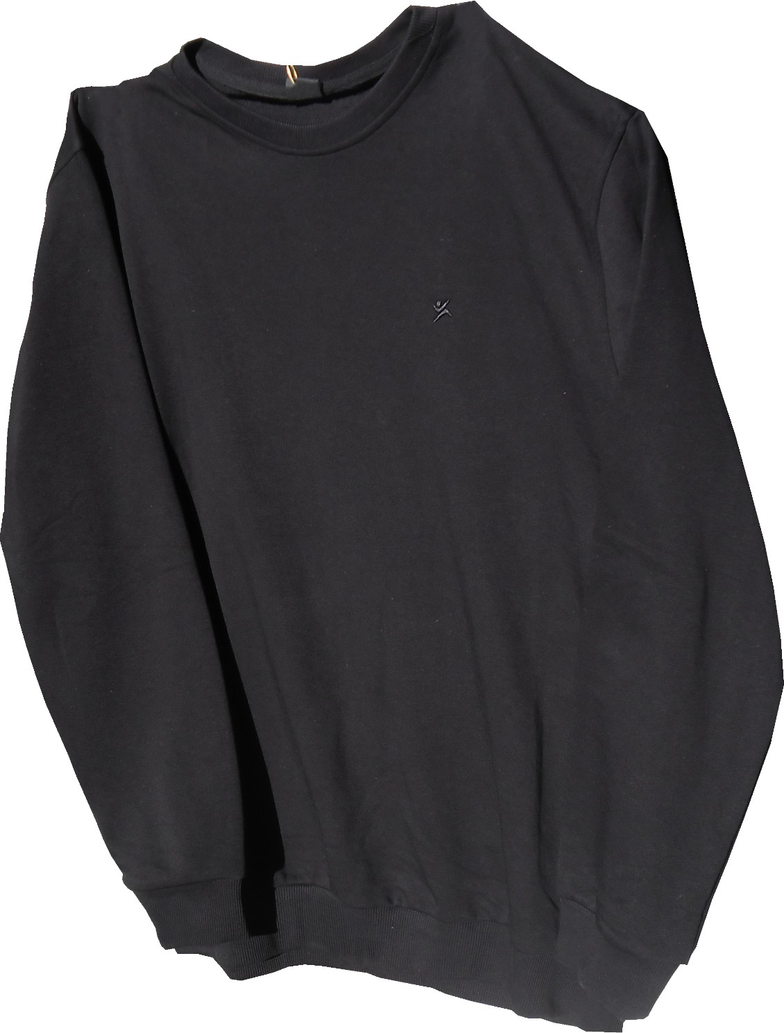 Wooppo - Büyük Beden - Erkek Sweatshirt Siyah