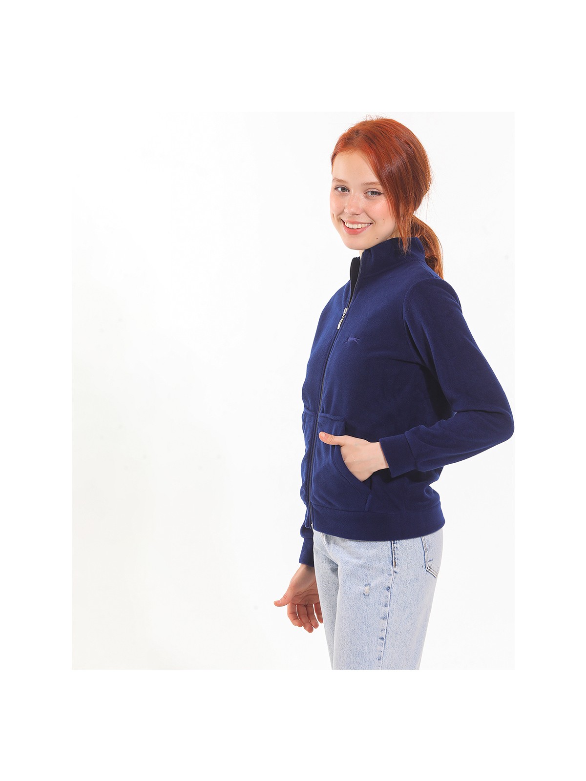 Slazenger SOUL I Kadın Polar Lacivert