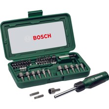 Bosch X-Line 15 Parça Matkap Ucu Seti + 46 Parça Tornavida Vidalama Lokma Ucu Aksesuar Seti